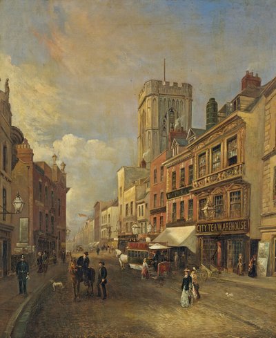 Southgate Street, Gloucester, ca. 1875 door Edward Smith